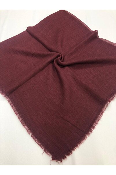 KONULGA Flamlı Eşarp Hediyelik Dağıtmalık Pamuklu Keten Flamlı Yazma