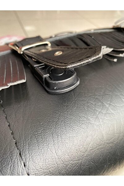 Sway Chopper Motosiklet Arka Deri Çanta