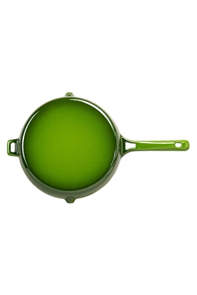 Sürel Green Bombe Grilled Iron Cast Iron Pan 26 cm