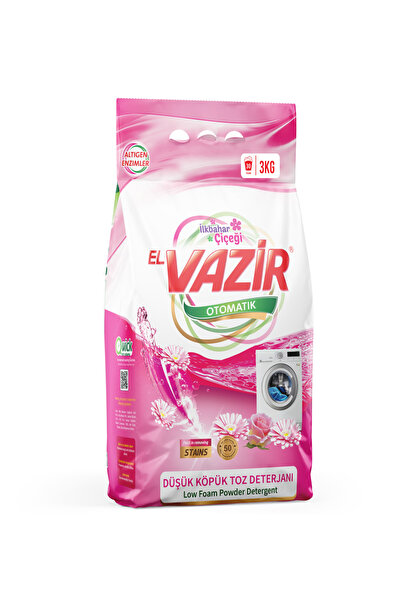 alwazir İlkbahar çiçekleri çamaşır deterjanı 3 kg