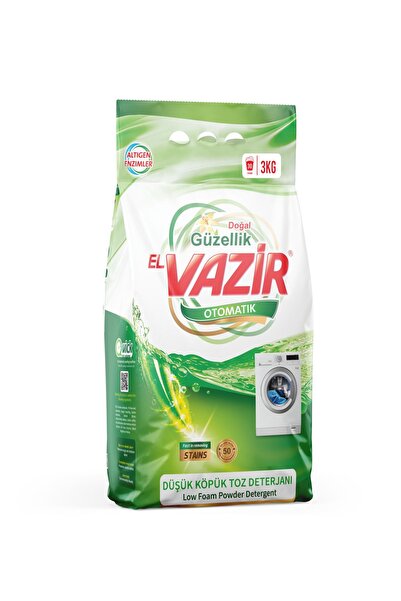alwazir Elvazir beyaz çiçek çamaşır deterjanı 3kg