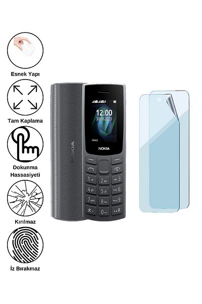 Elektrofoni Nokia 105 2023 - UV Nano Coating, Flexible and Unbreakable Glass Screen Protective Film8684609235982