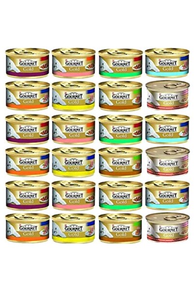 Gourmet Karışık Parça Etli Kedi Maması 85 gr X 24 Adet