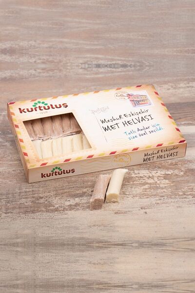 Kurtuluş Kuruyemiş Özel Kutu Met Helvası Kakaolu Ve Sade 500gr.