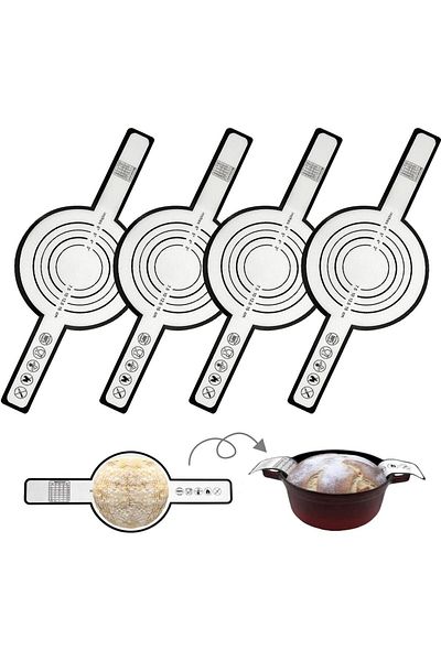 Yenigeldi Netherlands Non-stick Baking Mat with Silicone Sleeve - 1 Piece Cake Bread Pizza Pastry Muffin