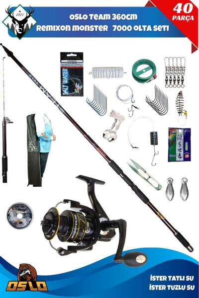 REMIXON Monster 7000 Oslo Team 360cm 100-200gr Olta Seti
