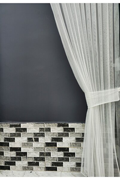 Art Perde Γαλλικό Μοντέλο - Φόντο από τούλι δεξιάς πτέρυγας, με μολύβδινο κορδόνι