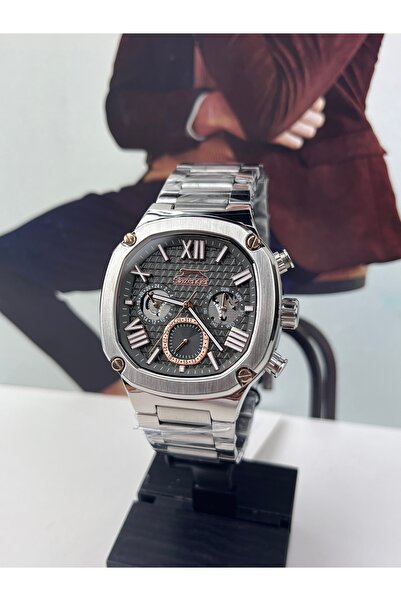 Slazenger DAMAT SAATİ ÇELİK 5 ATM SU GEÇİRMEZ 2 YIL GARANTİLİ