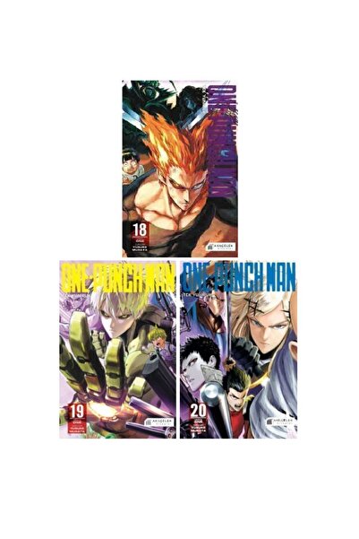 Akıl Çelen Kitaplar One-punch Man 18-19-20. Ciltler Manga Seti