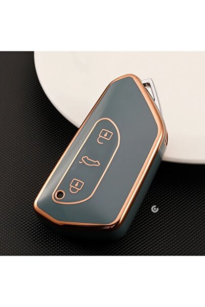 Alazpay غطاء حماية لمفتاح السيارة من مادة TPU لسيارة فولكس فاجن جولف باسات أر...