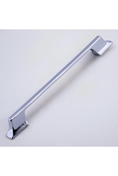 Badem10 Eda Handle Chrome Metal 192 mm - 19.2 cm Furniture Kitchen Drawer Cabinet Cabinet Door Handle Handle Handles