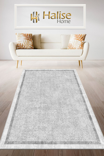 Thalia Home Kaymaz Tabanlı Yıkanabilir  Dijital  Baskılı Yolluk Halı