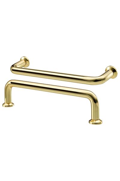 IKEA BAGGANÄS culoare alamă 143 mm mâner 2 buc