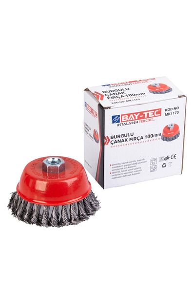 Baytec فرشاة طبق ملتوية 100 ملم Mk1170