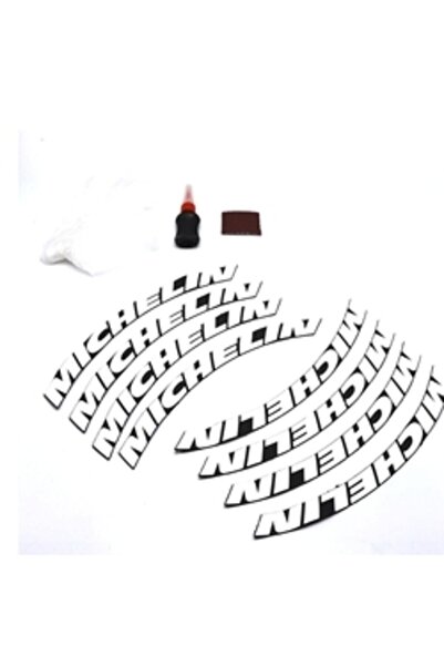 bombtire Michelin Lastik Yazısı 4 Adet Araç Motorsiklet Lastik Sticker Arma E...