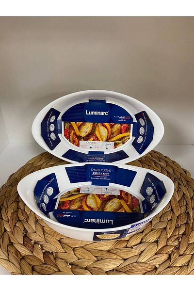 FAYA HOME Luminarc Arcopal Oval Oven Dish 21x13 cm - 2 Pieces