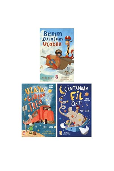 Timaş Çocuk Mert Arık 3 Kitap Set / Benim Zürafam Uçabilir + Uzaya Giden Tren...