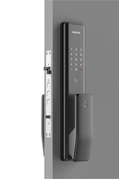 Philips Akıllı Kapı Kilidi Alpha-5hb , Parmak Izi, Anahtarlı, Kartlı