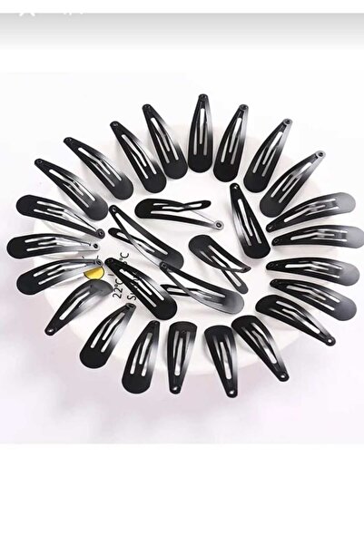 ella'nın çarşısı Ženska kopča za kosu, crna boja, 12 komada