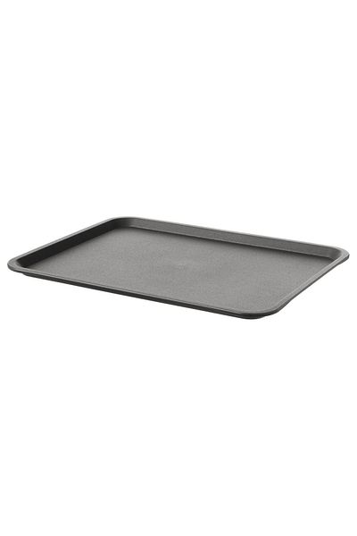 IKEA 2 Pieces Plastic Tray 37x29 Cm Ikea Set of 2 Presentation Tray Gray Color