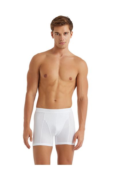 Blackspade Aura 9502 White Ανδρικό Βαμβακερό Ελαστάν Μπόξερ