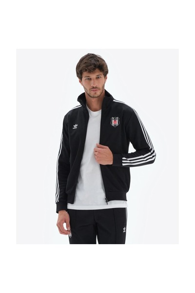 adidas Чоловіча чорна куртка з довгим рукавом Bjk Og Bb