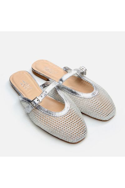 Hotiç Women's Lame Slippers