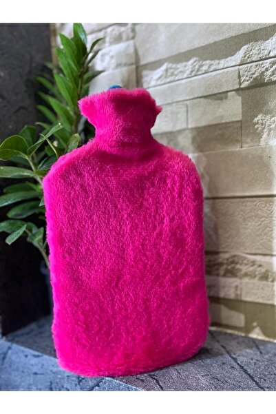 BAZNADESİGN Pembe Peluş Sıcak Su Torbası