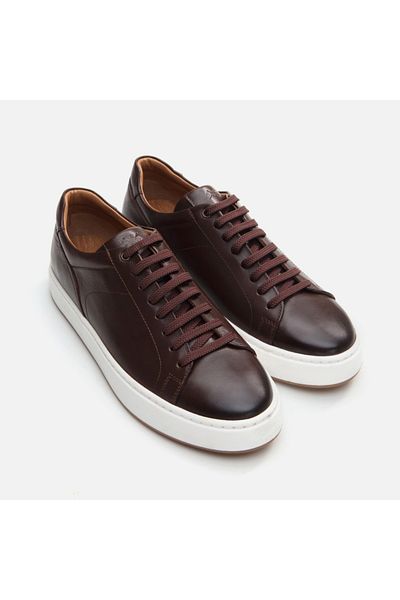 Hotiç Men's Brown Casual Shoes - Genuine Leather