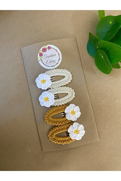 SGSPACK Handmade Set of 4 Baby Girl Child Snap Buckles