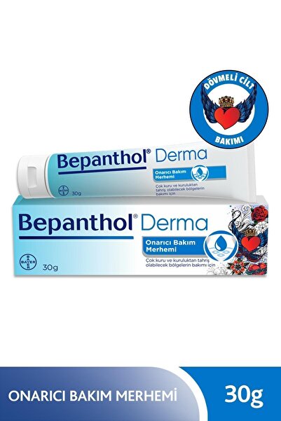 Bepanthol Derma Onarıcı Bakım Merhemi 30gr – Dövme Bakımı Serisi