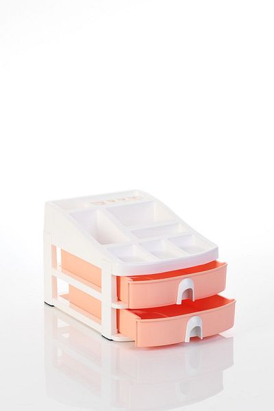 Ops Co 7200 Συρταριέρα Πολλαπλών Χρήσεων Organizer Παστέλ Πορτοκαλί
