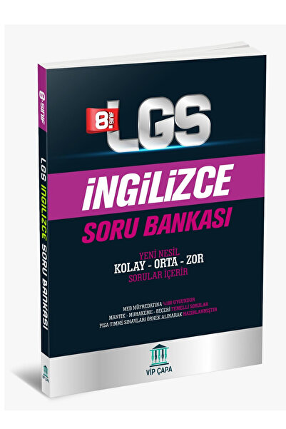 ÇAPA YAYINLARI LGS İNGİLİZCE 8.SINIF
