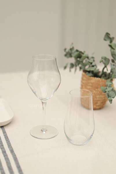 BOSHQAP 6 Kişilik Cam Meşrubat Bardağı Takımı Jewel