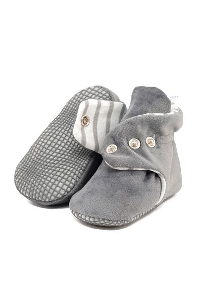 Ella Bonna Non-Slip Sole, Organic Cotton Velvet, Newborn, Ilkadım, Baby Home Boots