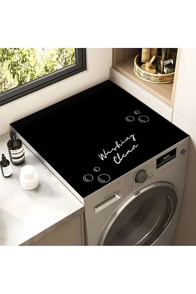 Getcarpet Κάλυμμα στεγνωτηρίου πλυντηρίου ρούχων Προστατευτικό μαξιλαράκι Υγρό ματ Αντιολισθητικό Πλένεται