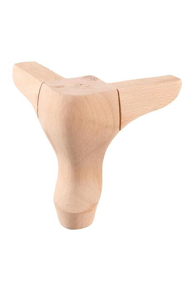 ALTIN İŞ Lükens Ayak Sehpa Komodin Mobilya Dresuar Boyanabilir Ahşap Ayak 8x8...