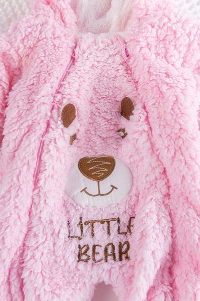 Babymod Cute Bear Welsoft Plush Astronaut Baby Girl Jumpsuit