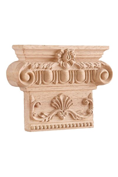 ALTIN İŞ Payanda Ahşap Oyma Işemeli Boyanabilir Dekoratif Aksesuar 23x17x5 Aop21