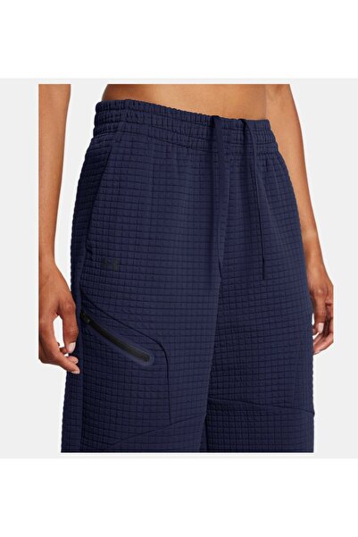 Under Armour Kadın UA Unstoppable Fleece Grid Crop Eşofman Altı 1386492-410