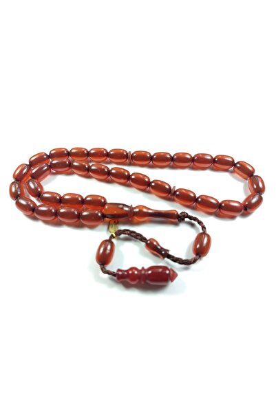 İskeçe Tesbih Cranberry de sertizare cu sigilare și certificare Master Crafts...