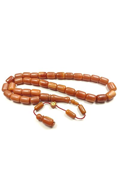 İskeçe Tesbih Akif Karasapan Usta - Chihlimbar cu Rame Moire 5059 Certificat