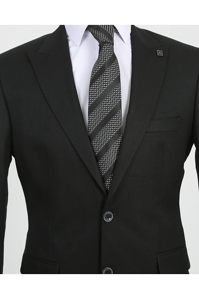 ACTUAL Men's Black Suit - 4055-01