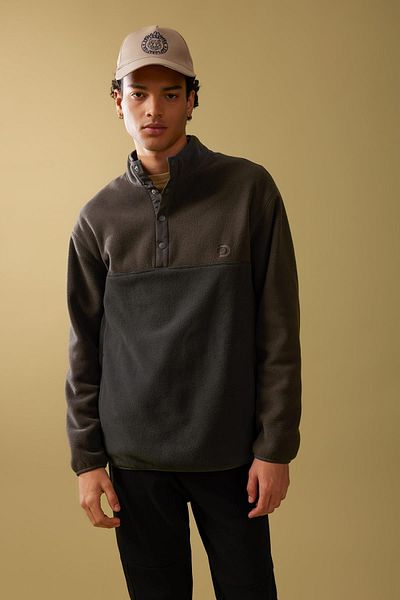 DeFacto Discovery Channel Stand Collar Relax Fit Fleece Sweatshirt A5351ax23au