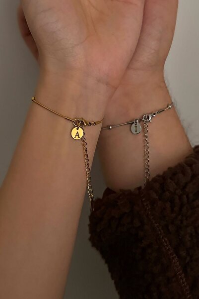 Okko Store الصلب الكرة سلسلة زوجين عاشق سوار المواعدة