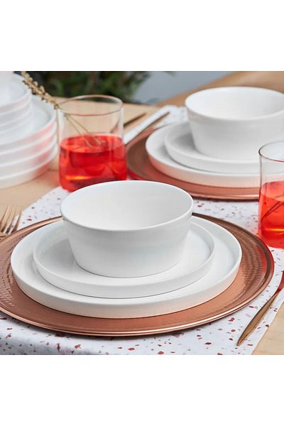 Karaca Salvare New Bone Geschirrset, 6 Personen, 18-teilig