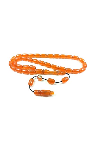 İskeçe Tesbih Mesut Elma Usta - Zar de chihlimbar certificat, semnat și sigil...