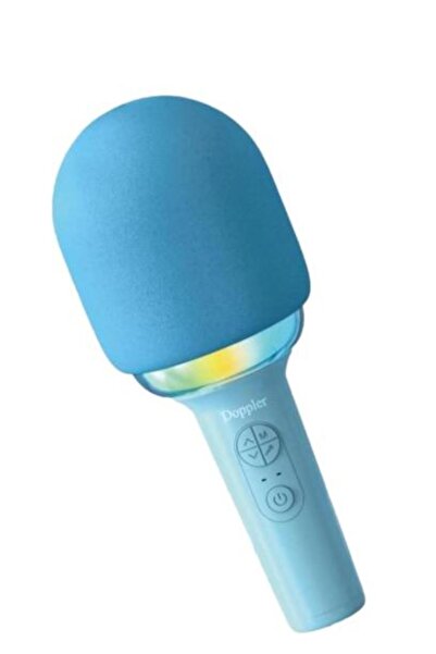 MEGA Doppler Rainbow Karaoke Mavi Mikrofon
