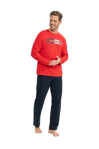 U.S. Polo Assn. Men's Seasonal Long Sleeve Pajama Set