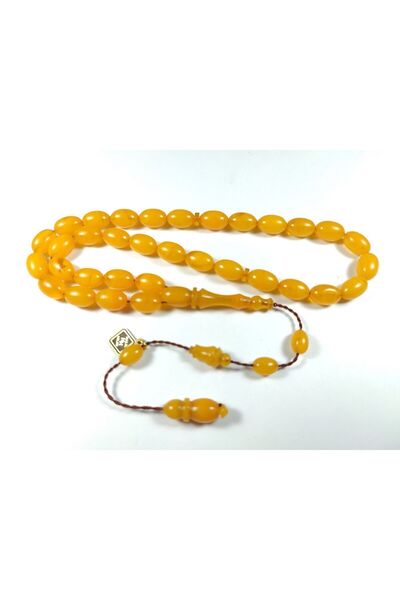 İskeçe Tesbih Hakan Kaya Master Semnat Certificat de stoarcere Chihlimbar - 3561